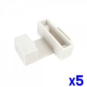 WL 못없이 고정형 커튼 브라켓 2P x5개 커텐브라켓