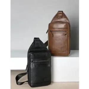 해외 여행 여권 지갑 귀중품 도난 방지 가죽 슬링백 WBC9F83