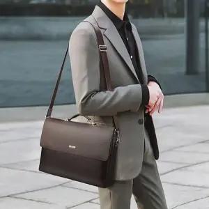 남성 직장인 회사원 출퇴근 서류가방 크로스백 정장 WB9FDA2