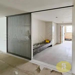 70번 원슬라이딩중문 간살형 LX베니프 투명강화유리