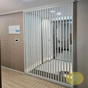 71번 원슬라이딩중문 간살형 예림HSM30 투명강화유리