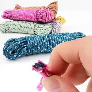 휴대용 로프 빨래줄 10M 캠핑 등산 연결 줄 편리한 세탁 용품 WFLORLY