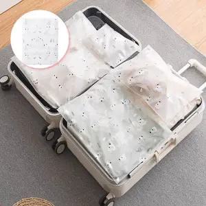 여행 캐리어 방수 정리파우치 편리한 옷 수납 파우치