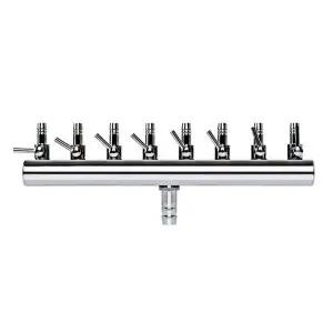 미세 조절형 8구 전기 분배기 멀티탭 전원 배분함 브로와