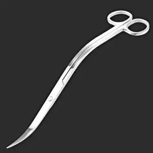 수초 정리 가위 스테인리스 웨이브형 곡선 가지치기 도구
