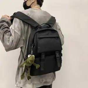 남녀 공용 대학생 캠퍼스 룩 노트북 책 가방 백팩 WF69E9C