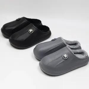 [디아슈즈]갈리 남자 가벼운 EVA 털안감 겨울 방한 슬리퍼 3cm