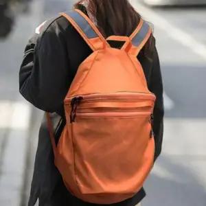 여성 캐주얼백팩 라운드형 원컬러 데일리 학생백팩 WF66021