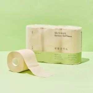 [생활공작소] 대나무 화장지 27m x 6롤 2개