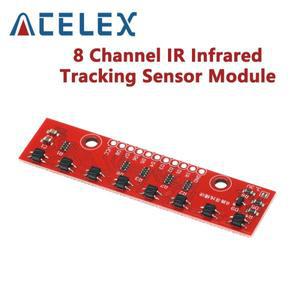 8채널 IR 추적 센서 모듈, 적외선 라인 감지 보드, Arduino 스마트 자동차용 DIY