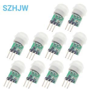 1-10pcs 미니 IR 적외선 Pyroelectric 바디 모션 인간 센서 검출기 모듈