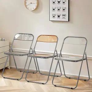 카페 접이식의자 아크릴 폴딩체어 간이 의자