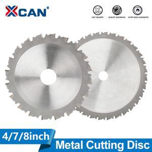 XCAN 4/7/8인치 금속 절단 날 디스크 1개 원형 톱날 20/30/48T 초경 톱날 (강철, 철, 알루미늄용)