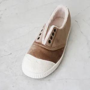 국내생산 메리미 따뜻한 털안감 스웨이드 단화스니커즈 2CM BD-CNK베리