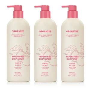 (.약산성) 오가니스트 애플사이다 비니거 리프레싱 바디워시 680ml x 3개