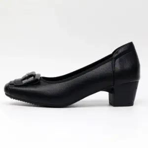 [제이시]제이시 5cm 소가죽 발편한구두 통굽 엄마신발 K381