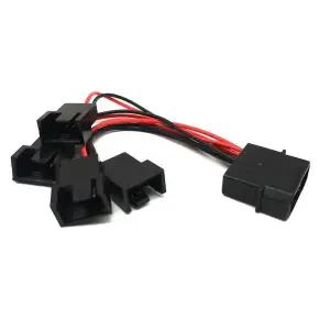 조이쿨 IDE to PWM 4F 4분배 케이블 JC051 팬쿨러 3핀 PWM 4핀 연결