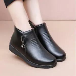 여성용 겨울철 코지 클래식 캐쥬얼 운동화