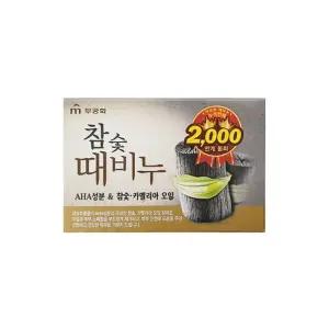 [해피바스]무궁화 참숯 때비누 90g
