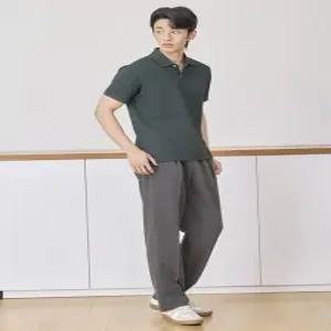 탑텐 topten 남성 컴포트 와이드 이지 슬랙스MSG1PP1503