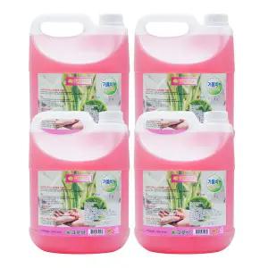 거품비누4.2Lx4개(핑크) 손세정제 핸드워시 폼비누