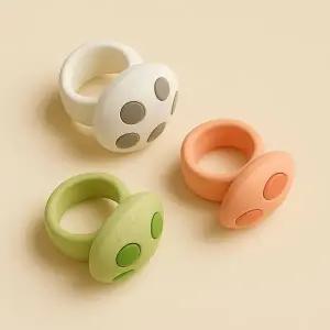 벽손상방지 링형 문손잡이 쿠션 고탄성 실리콘 (WFK84QI)