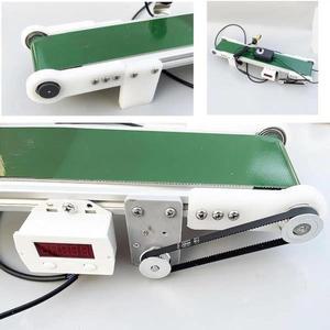 100x700mm 소형 데스크탑 컨베이어 벨트 자동 카운터 생산 라인 용 DIY 마찰 실험 장치