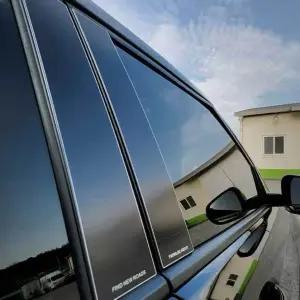 트레일블레이저 튜닝 메탈 B필러 스포츠 플레이트몰딩