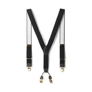 KING 남자서스펜더 블랙 솔리드 서스펜더 (WFKIK3C)