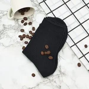 중목 골지 양말 블랙 (WFKIK4B)