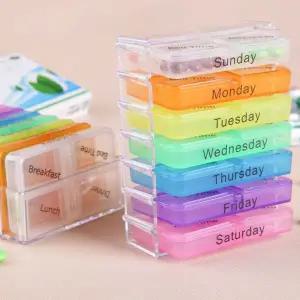 DD 알약케이스 일주일 요일별 휴대용 약통 11166 분할