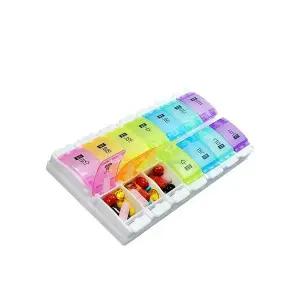 일주일 무지개S 두줄 휴대용 약통 헬로제인