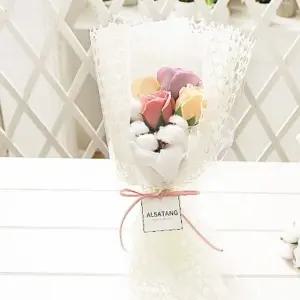 CO 코튼 파스텔로즈 꽃다발 로즈데이 성년의날 (WFKIK5O)