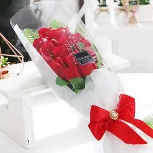 CO 장미 15송이 꽃다발 레드 로즈데이성년의날 (WFKIK5L)