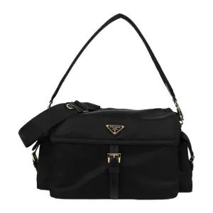 26SS 프라다 여성 익스플로어 라지 리나일론 숄더백 블랙 1BD391 RDLN F0002