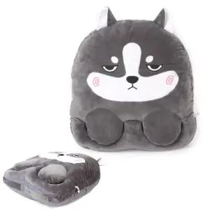 [룽스]강아지 USB 보온 온열 발열신발 발난로 실내화