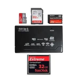 2.0 블랙 SMJ USB 6슬롯 카드 올인원 멀티리더기 WFLO8VJ