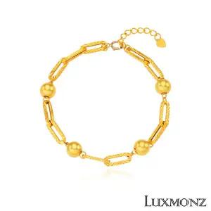 룩스몬즈 24K 콤비클립 체인팔찌 +(방송) 24K 금박페가수스 키링+ 14K금볼 진주세트+ (리뷰) 소장용골드