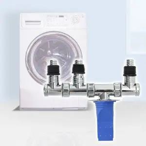 역류냄새방지 세탁기 건조기 하수구망 3구 배수구트랩 (WFHJ9C6)