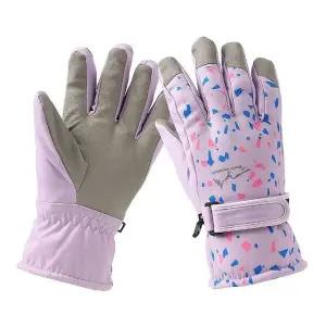 방한 스키장갑 여성 터치 보드 팔레트 스포츠 장갑 (WFHJJVH)