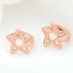 [룽스]원터치링 로즈골드 별 원터치 링 귀걸이 14K