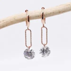 14k 컷팅 클립 원터치 귀걸이 OPPE0199