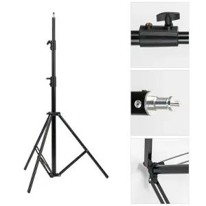[룽스]중형 촬영장비 조명스탠드 3단