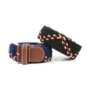 KING 남녀공용 벨트 지그재그 스판벨트 (WFKHYHV)