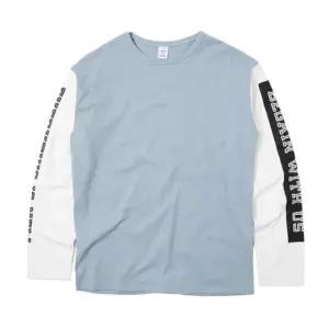 KING 커플시밀러룩 뉴트로 소매 프린팅 박스티 (WFKHYJ8)