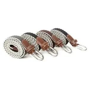 KING 남녀공용 벨트 배색 꼬임 스판벨트 (WFKHYHM)