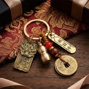 1+1 새해신년 병오년 행운기원 열쇠고리 키링 펜던트