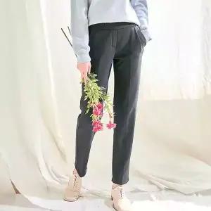 투엘 기모 본딩 슬렉스 팬츠_RE3SP110