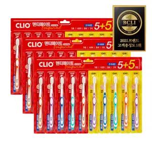 [크리오] 덴티메이트 오리지널 초극세모 칫솔 10입x3세트