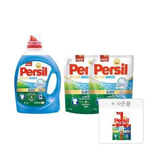 퍼실 엑스퍼트 실내건조 2.7L, 1개 + 리필 1.8L, 2개 +증정(파워젤 듀얼 300ml,1개)